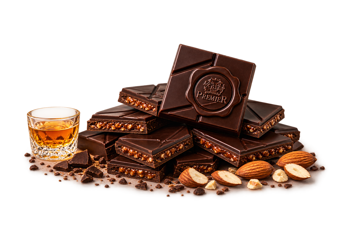 Dark Chocolate with Rum & Almond