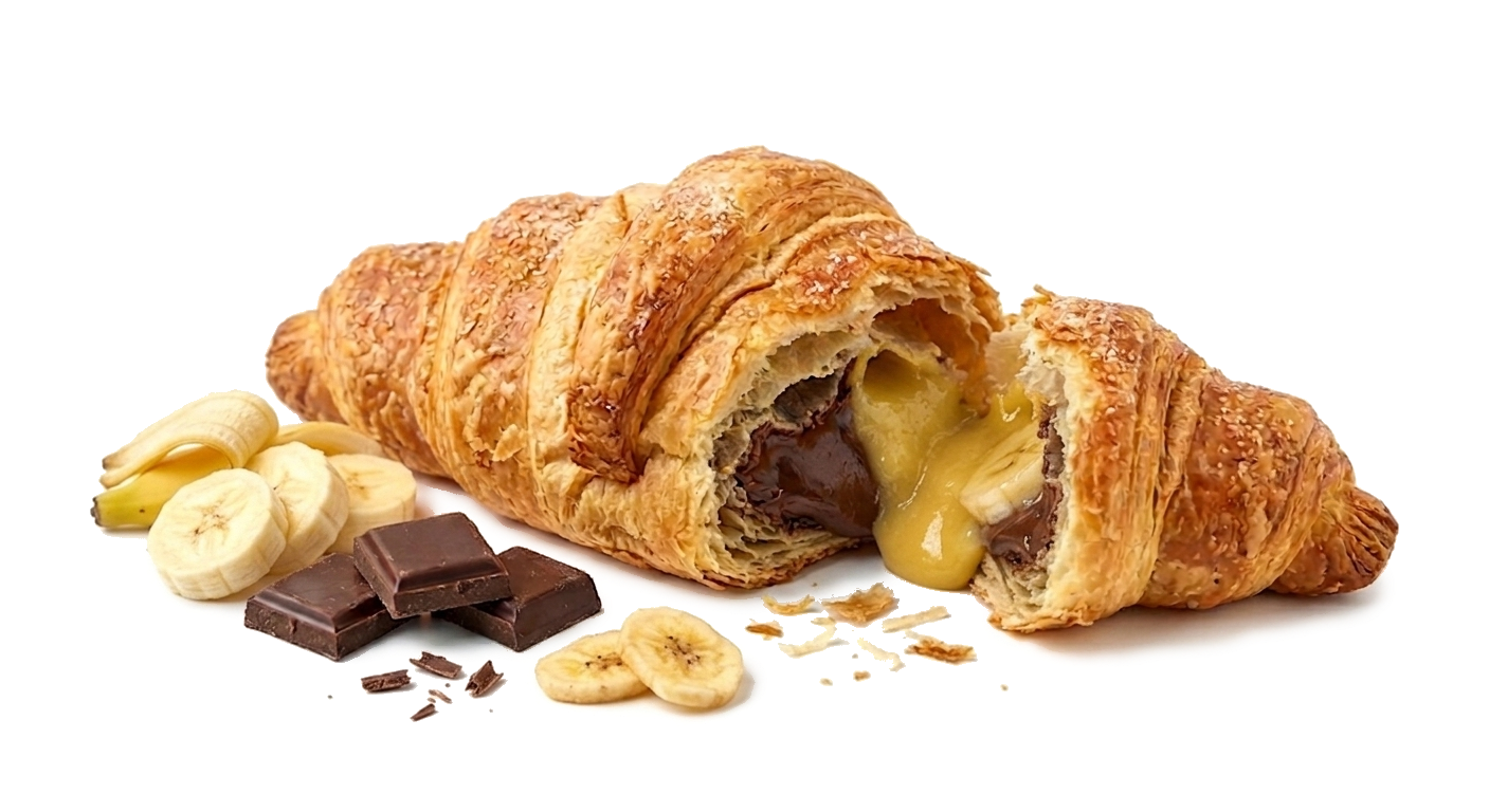 Croissant with Cocoa & Banana Filling 60 g