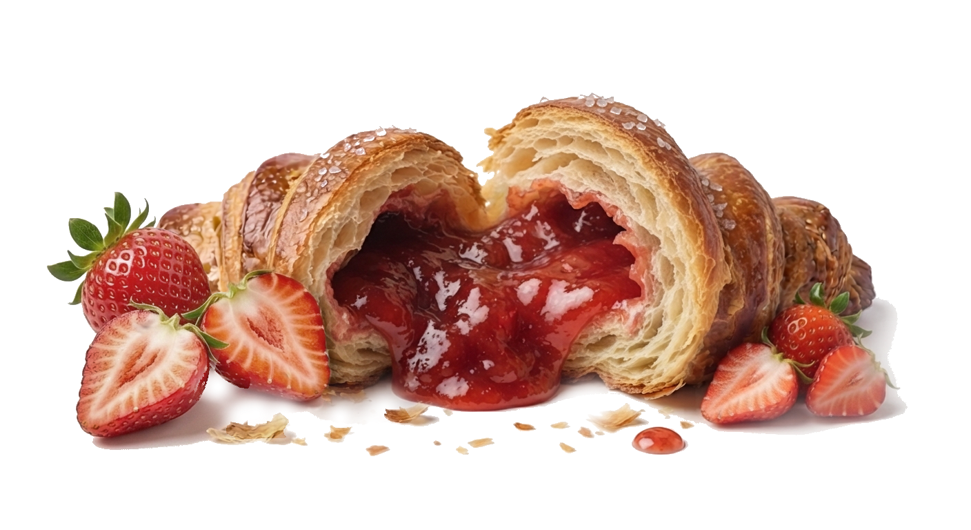 Croissant with Strawberry Filling 60 g