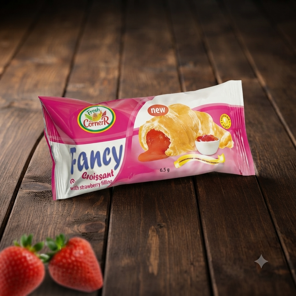 Croissant with Strawberry Filling 60 g