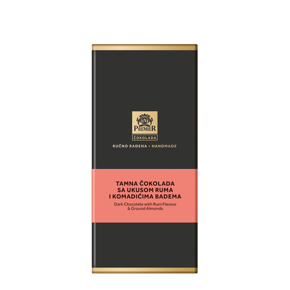 Dark Chocolate with Rum & Almond