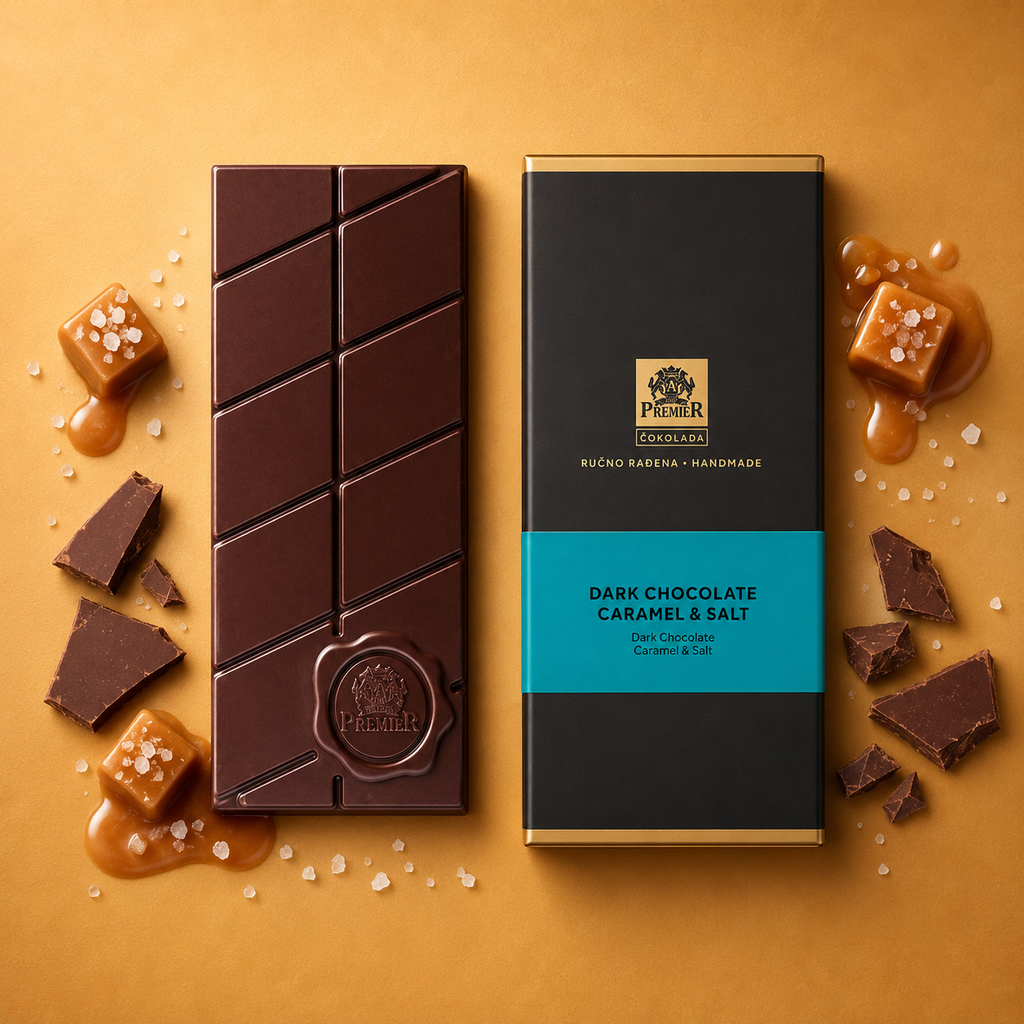 Dark Chocolate with Salted Caramel