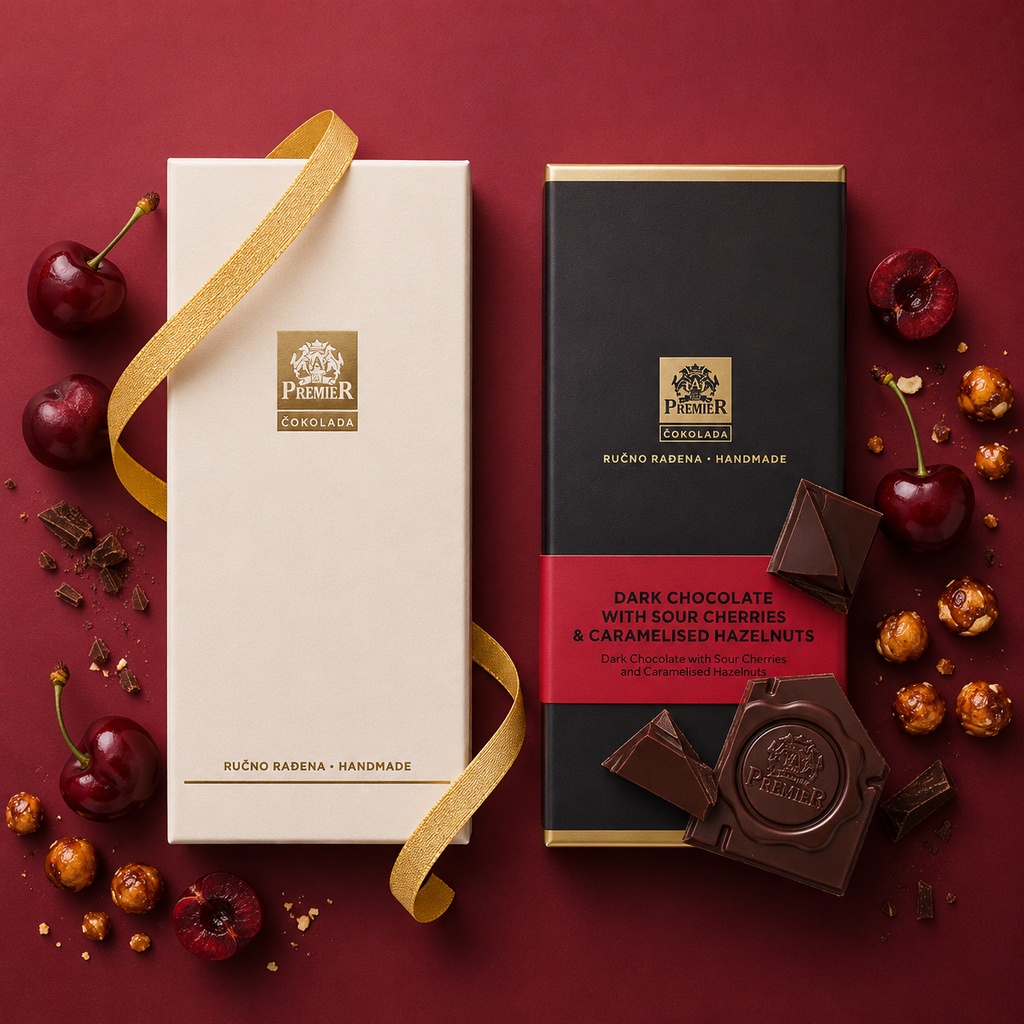 Dark Chocolate with Cherry & Hazelnut