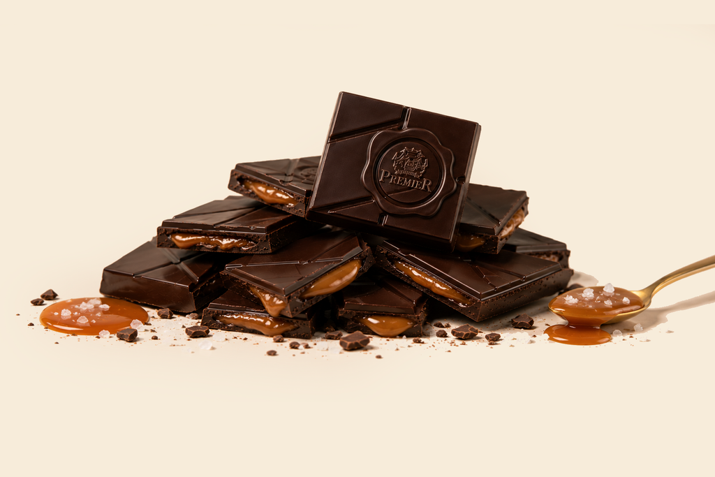 Dark Chocolate with Salted Caramel